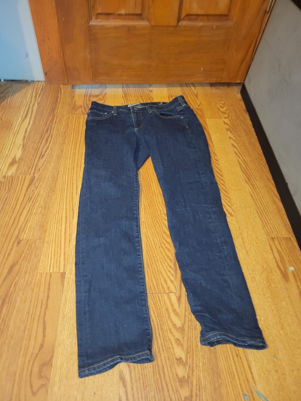 Women's Dark Blue Jeans - Classic Straight Fit Adriano Goldschmied